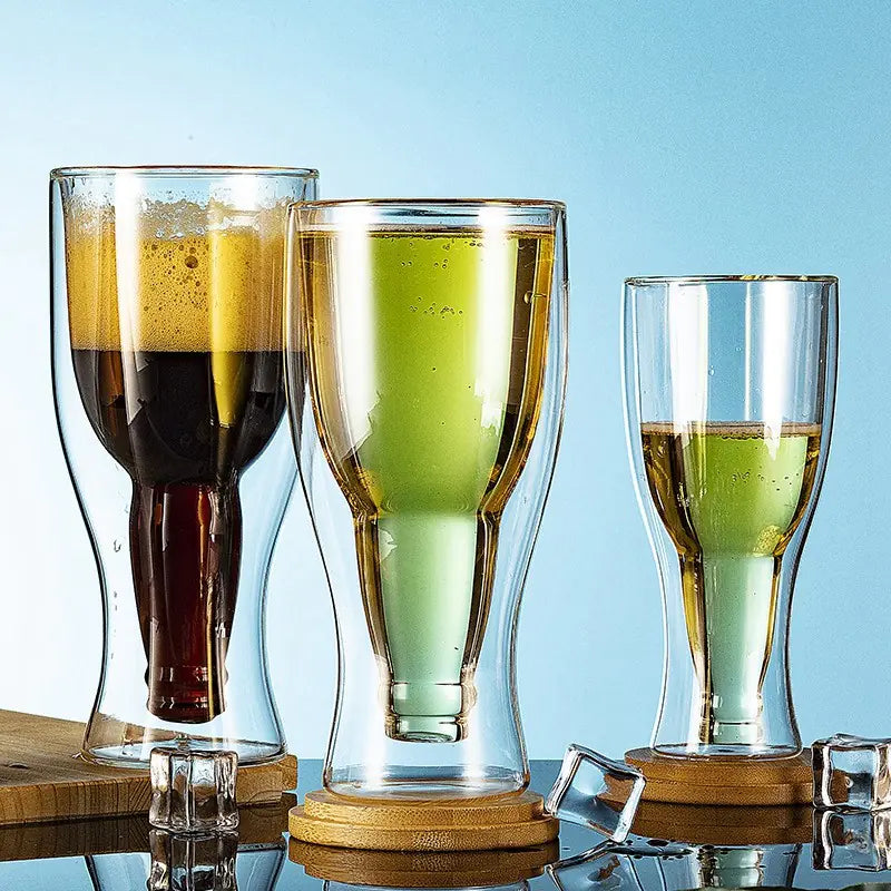 Double Wall Borosilicate Cocktail Glass Set