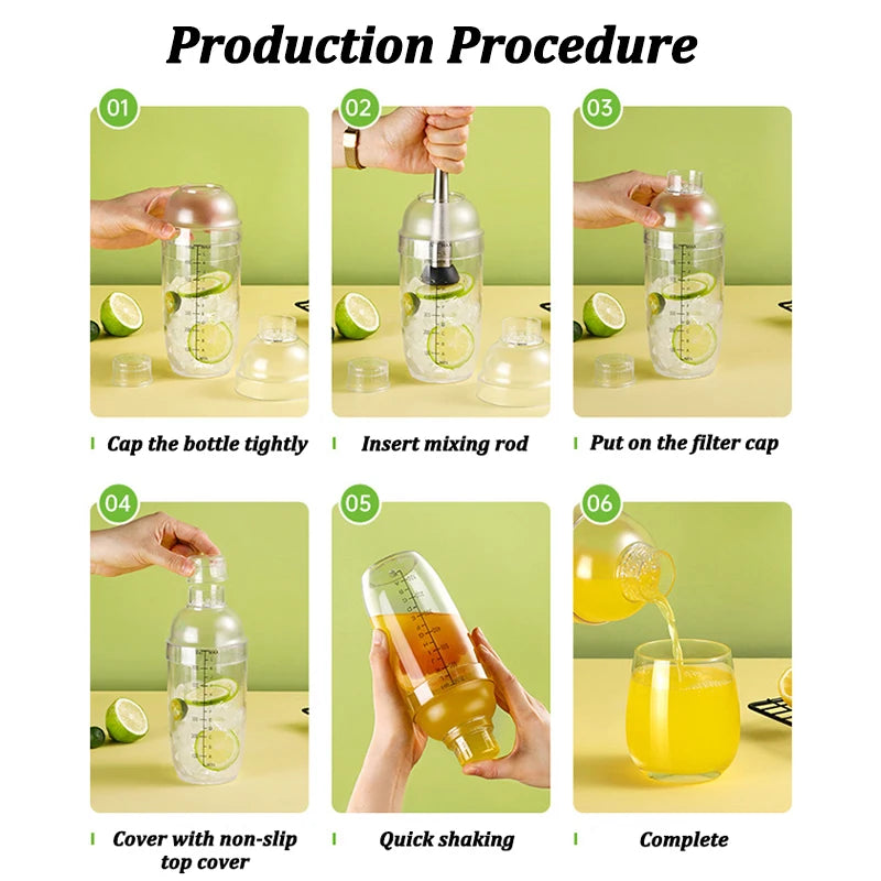 Cocktail Shaker Home Wine Mixer Tool Set for Party