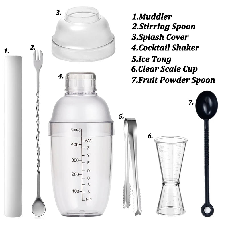 Cocktail Shaker Home Wine Mixer Tool Set for Party