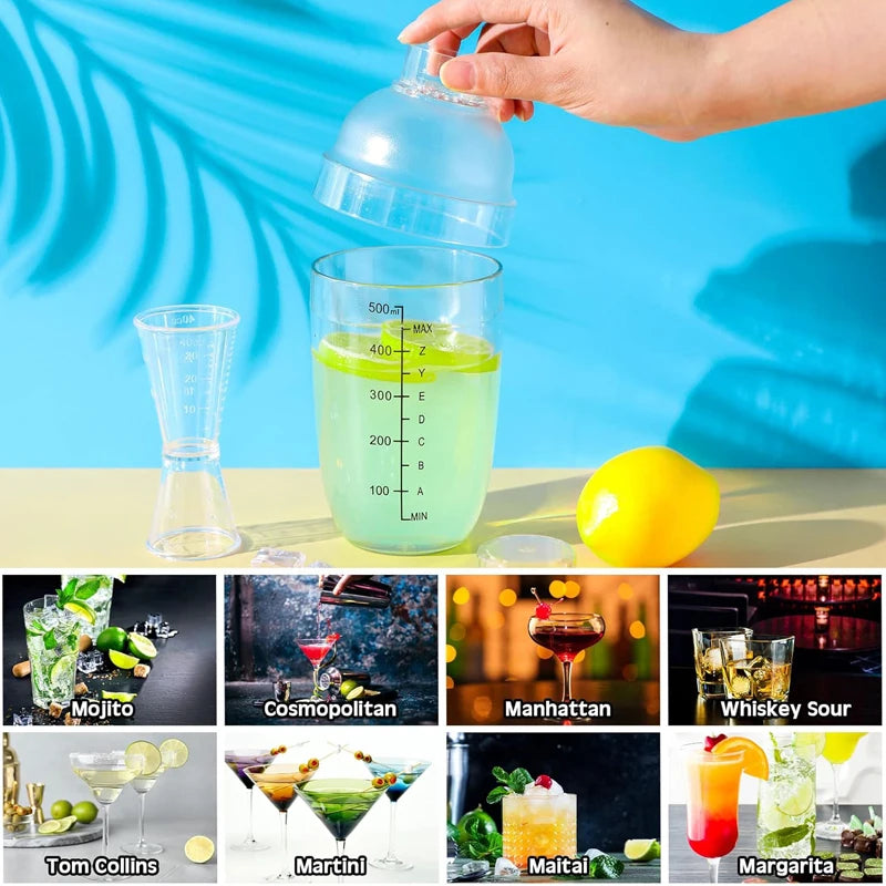 Cocktail Shaker Home Wine Mixer Tool Set for Party