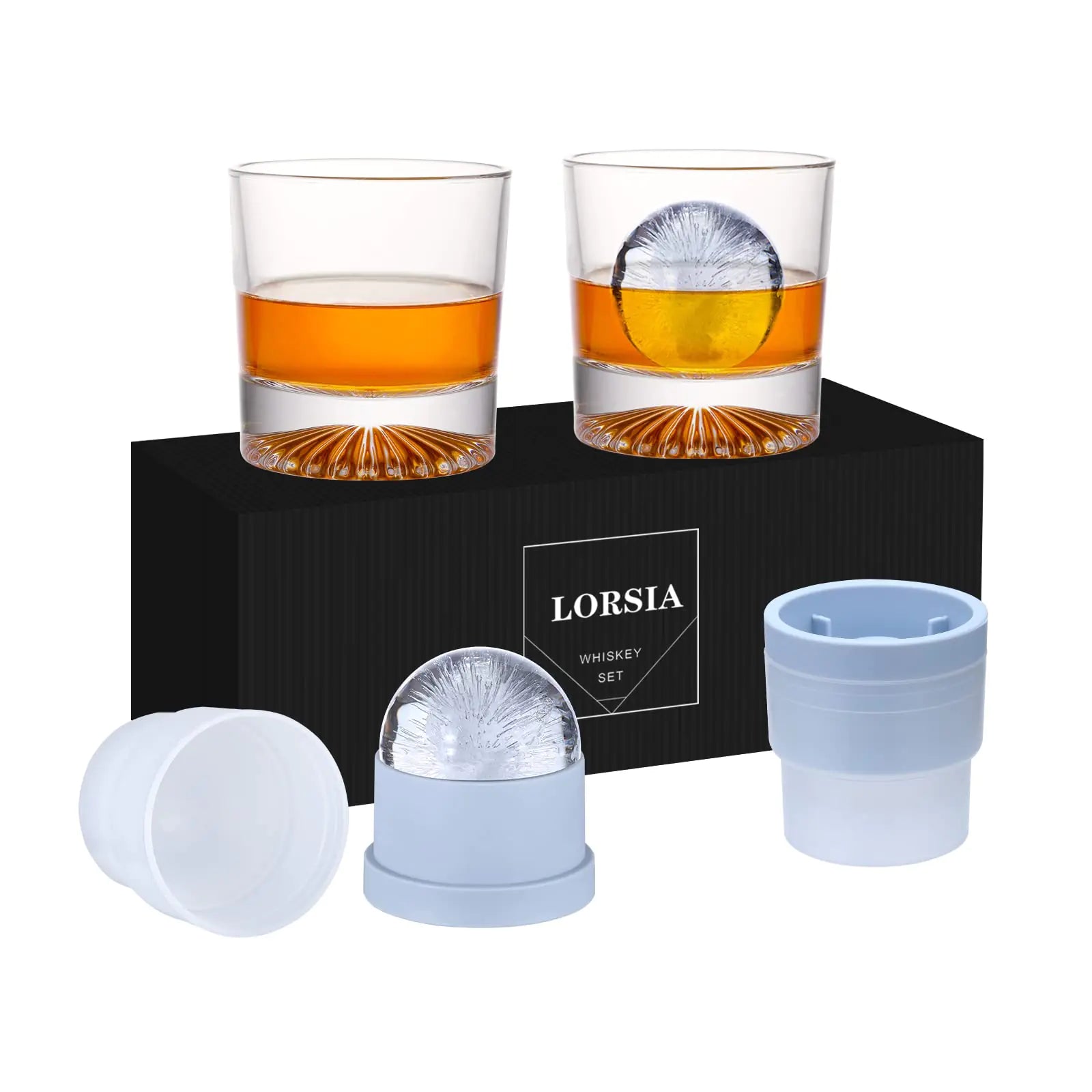 Whiskey Rocks Glass Big Ice Ball Molds